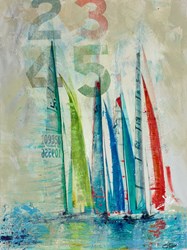 2345 by Gill Storr - Original Painting on Stretched Canvas sized 18x24 inches. Available from Whitewall Galleries